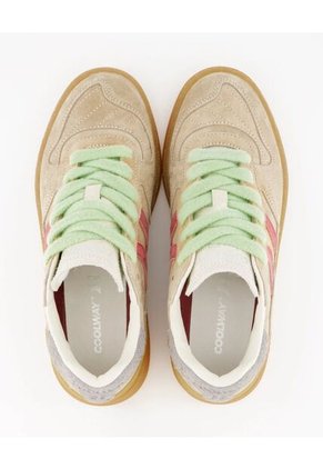 Tenis Coolway De Mujer Goal Cream Drift 7673297-40 Blanco