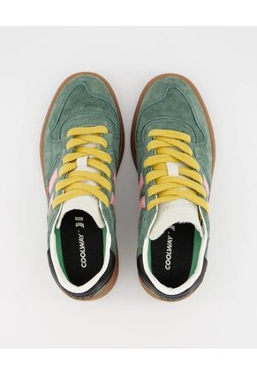Tenis Cooway De Mujer Goal Green Forest 7664848-36 Verde