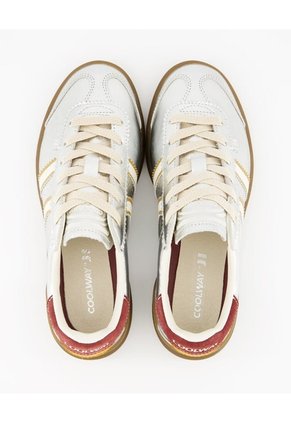 Tenis Coolway De Mujer Kiro Silver 7683294-40 Plateado