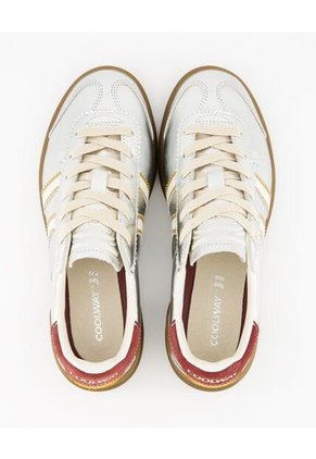 Tenis Coolway De Mujer Kiro Silver 7683294-40 Plateado