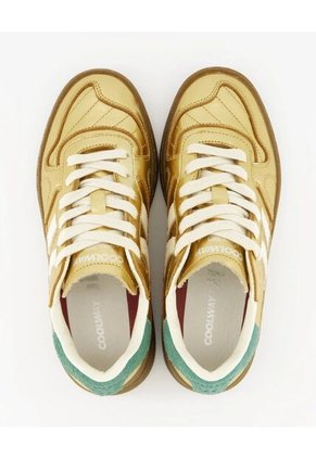 Tenis Coolway De Mujer Goal Champagne Shine 7693298-41 Dorado