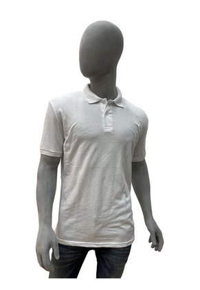 Polo  Hombre Piqué Blanco Corbeta Textiles