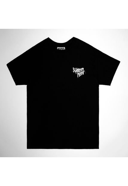 Camiseta Marvel Negra Warrior King