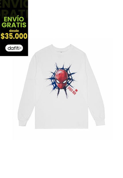 Camibuzo Marvel Blanco Spiderman