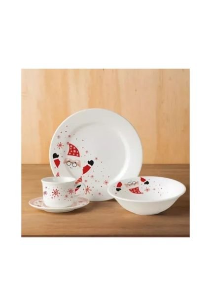 Vajilla Natale 4 Puestos 16 Piezas Corona