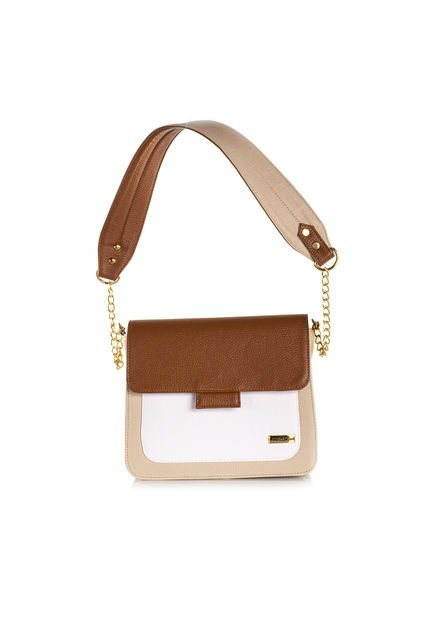 Bandolera Beige De Mujer COSMOS 100094