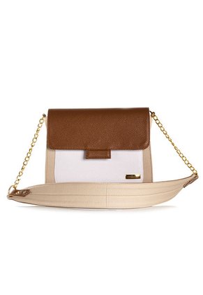 Bandolera Beige De Mujer COSMOS 100094