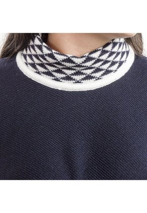 Ruana Azul De Mujer COSMOS