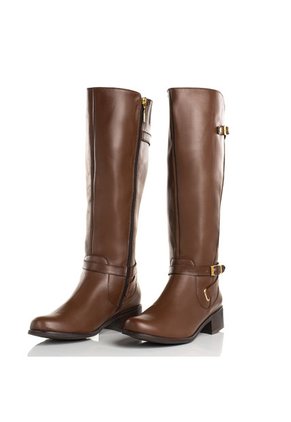 Botas Largas De Mujer Color Miel COSMOS