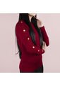 Buzo Botones Vinotinto COSMOS 102625 de Cosmos
