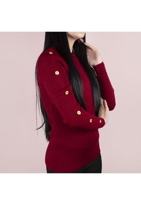 Buzo Botones Vinotinto COSMOS 102625