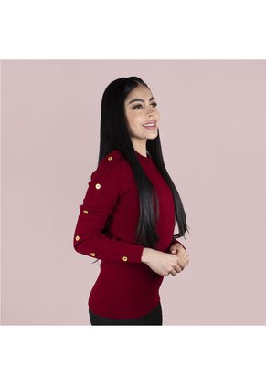 Buzo Botones Vinotinto COSMOS 102625