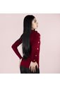 Buzo Botones Vinotinto COSMOS 102625 de Cosmos