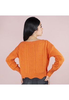Buzo Cuello Bandeja Naranja COSMOS 102582