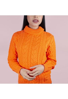 Buzo Cuello Tortuga Naranja COSMOS 102570