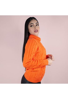 Buzo Cuello Tortuga Naranja COSMOS 102570