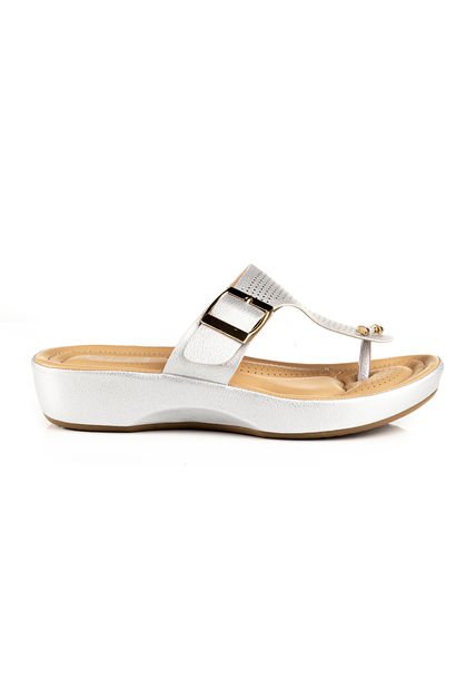 Sandalia De Mujer Color Plata Cosmos - Compra Ahora | Dafiti Colombia