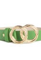 Cinturón Herraje Aros Verde Cosmos 102402 de Cosmos