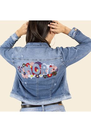 Chaqueta De Jean Azul Cosmos