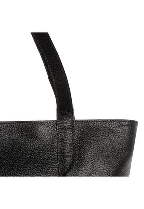 Bolso Shopping Cuero Negro Cosmos 101680