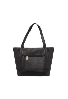 Bolso Shopping Cuero Negro Cosmos 101680