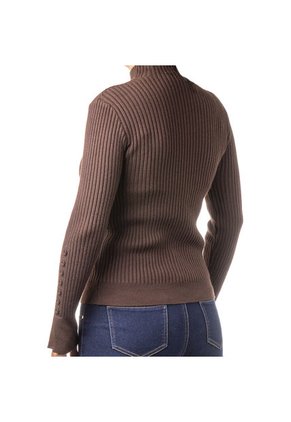 Buso De Botón Café De Mujer Cosmos