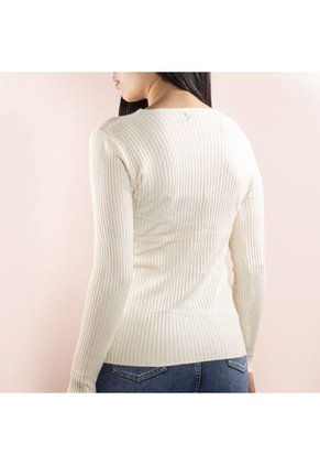 Buzo Tejido Beige De Mujer COSMOS