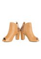 Botín Color Miel Despuntado De Tacón Alto Para Dama, COSMOS CM2495 de Cosmos