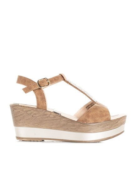 Sandalia Color Camel En Plataforma Para Dama, COSMOS 101126 - Compra Ahora  | Dafiti Colombia
