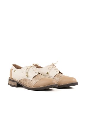 Zapato De Atadura Nude De Mujer Cosmos