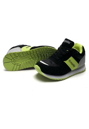 Tenis Moda Para Niño Color Negro/Verde/Gris CRAYOLA CR03-A