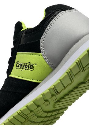 Tenis Moda Para Niño Color Negro/Verde/Gris CRAYOLA CR03-A