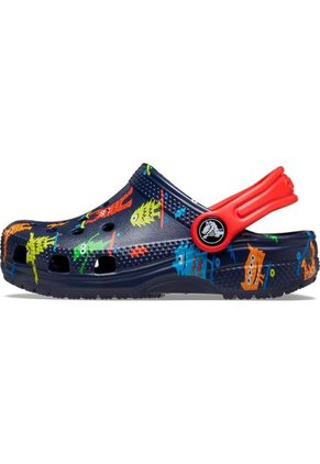 Crocs Niños Classic Easy Icon Clog Zuecos Azul 207592