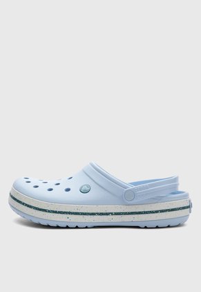 Zuecos Crocs Crocband  Celeste