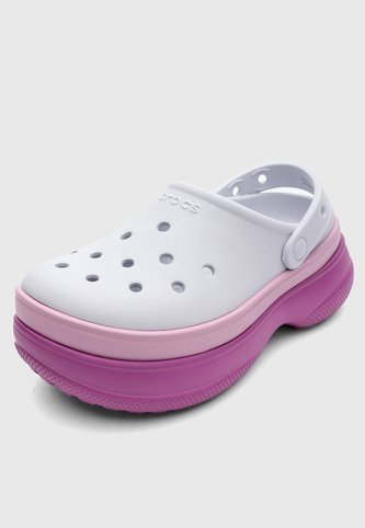 Zuecos Crocs Classic Stacked  Lila Crocs