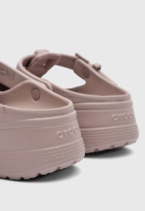 Zuecos Crocs Classic Mary Jane Taupe