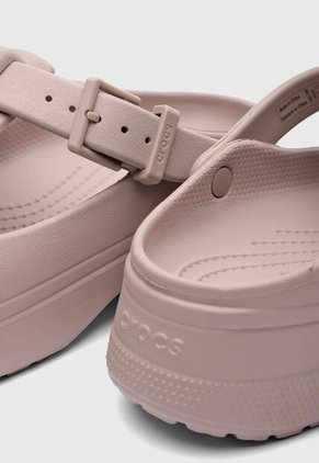 Zuecos Crocs Classic Mary Jane Taupe