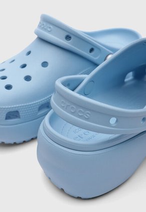 Zuecos Crocs Classic Celeste