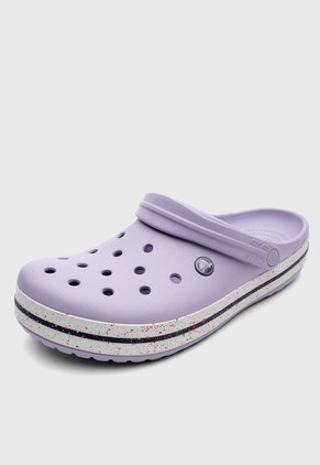 Zuecos Crocs Crocband Lila