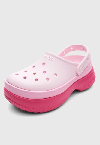 Zuecos Crocs Classic Stacked  Rosa Crocs