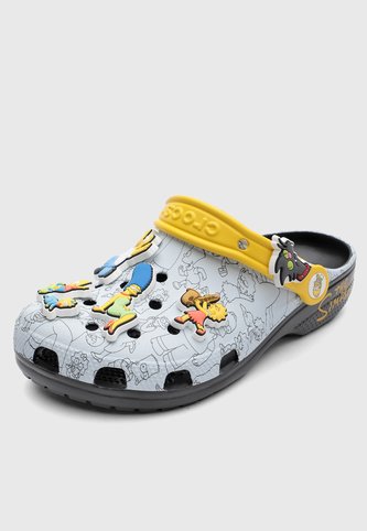 Zuecos Crocs The Simpsons  Blanco Crocs