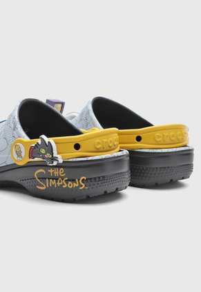 Zuecos Crocs The Simpsons  Blanco