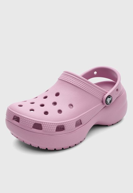 Zuecos Crocs Classic Platform Rosa