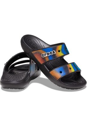 Crocs Hombre Classic Crocs Spray Dye Sandal Sandalias Negro 208055