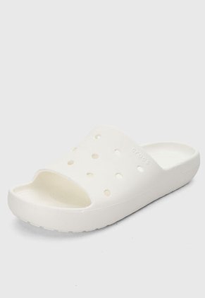 Slide Crocs Classic V2 Blanco