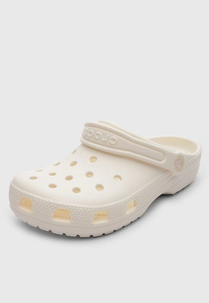 Zuecos Lifestyle Crocs Classic Glow Marfil