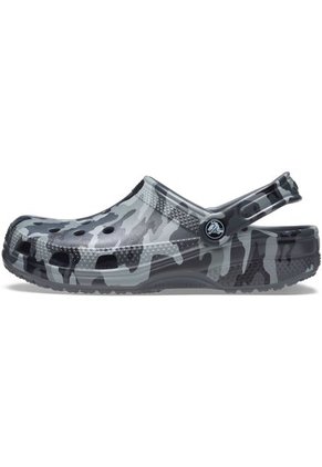 Crocs Hombre  Classic Printed Camo Clog Zuecos Gris 206454