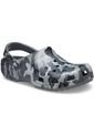 Crocs Hombre  Classic Printed Camo Clog Zuecos Gris 206454 de Crocs