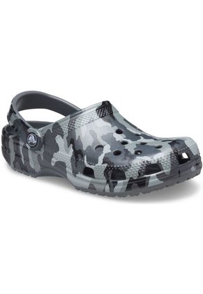 Crocs Hombre  Classic Printed Camo Clog Zuecos Gris 206454