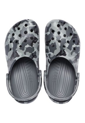 Crocs Hombre  Classic Printed Camo Clog Zuecos Gris 206454